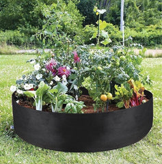 Garden Raised Bed Round Planting Container Grow Bags Fabric Planter Pot For Plants Nursery Pot