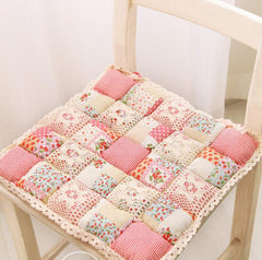 Hollow Floral Garden Fabric Chair Bubble Cushion