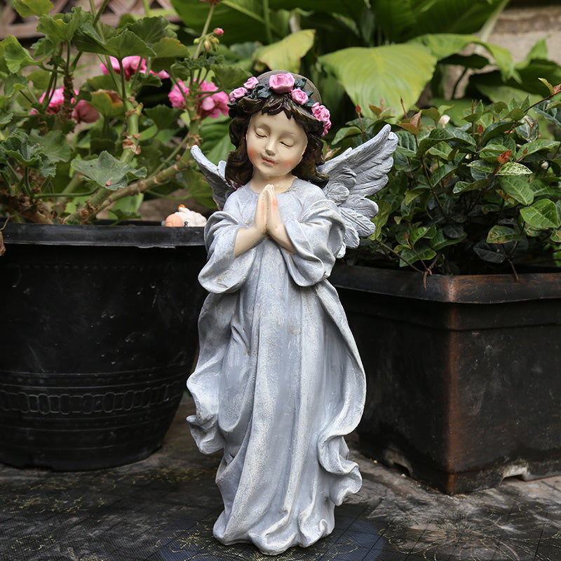 Yard Garden Garden Decoration Resin Figure American Little Angel Decoration