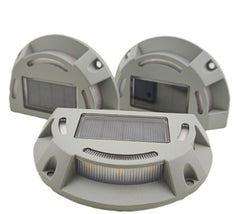 Solar Deck Light Cast Aluminum Shell Garden Trail Light