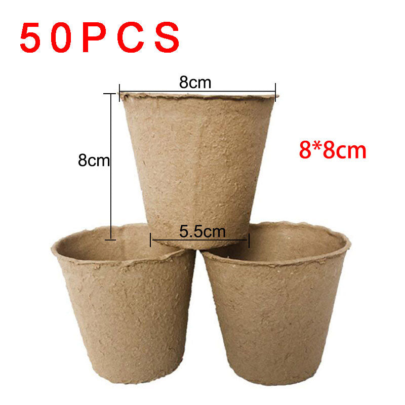 Degradable Nursery Cup Made Of Paper Pulp Flower Pot