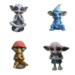 Halloween Garden Decoration Alien Statue Gard | The Garden Love Edition