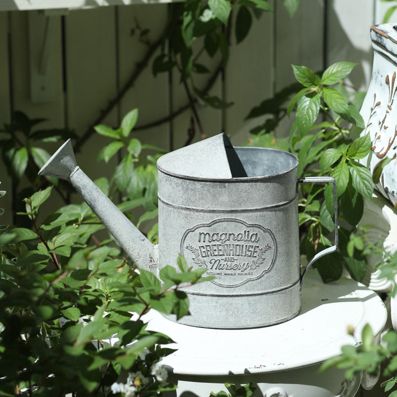 Wrought Iron Garden Watering Can Gardening Groceries Decoration