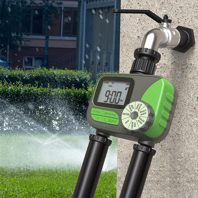 Garden Irrigation Double Valve Automatic Cont | The Garden Love Edition