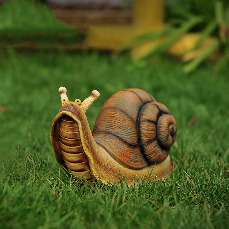 Garden decoration snail ornament