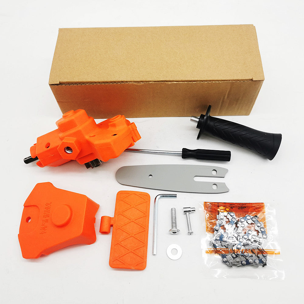 Electric Hand Drill To Chainsaw Conversion Head Pruning
