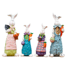 Easter Rabbit Decoration Realistic Rabbit Resin Crafts Garden Decoration Gardening Garden Decoration