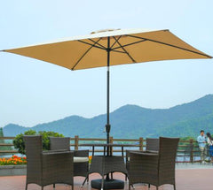 Outdoor Garden Balcony Sunshade Rainproof Tilted Head Swing Umbrella Outdoor Garden Outdoor Umbrella