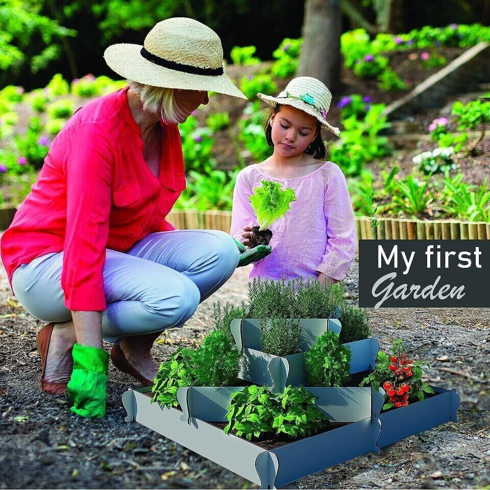 Elevated Raised Outdoor Plants Vegetables Flowers Planter Garden Bed