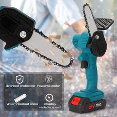Portable Electric Chainsaw Handheld Electric Pruning Saw
