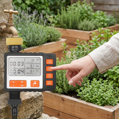 Smart Automatic Garden Water Timer – 3 Independent Programs & LCD Display